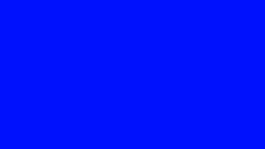 Vibrant solid blue minimalist wallpaper background for serene and distraction-free digital design