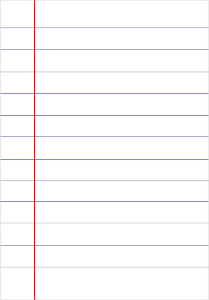 Clean Blue Lined Notebook Wallpaper for Note-Taking and Writing