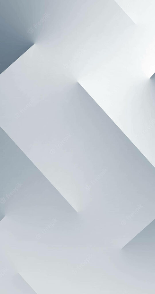 Minimalist Geometric Phone Wallpaper: White and Gray Structure Design