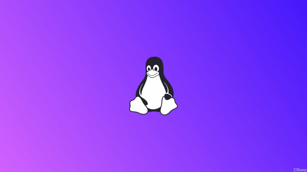 Minimalistic Tux: HD Linux Wallpaper with Simplicity