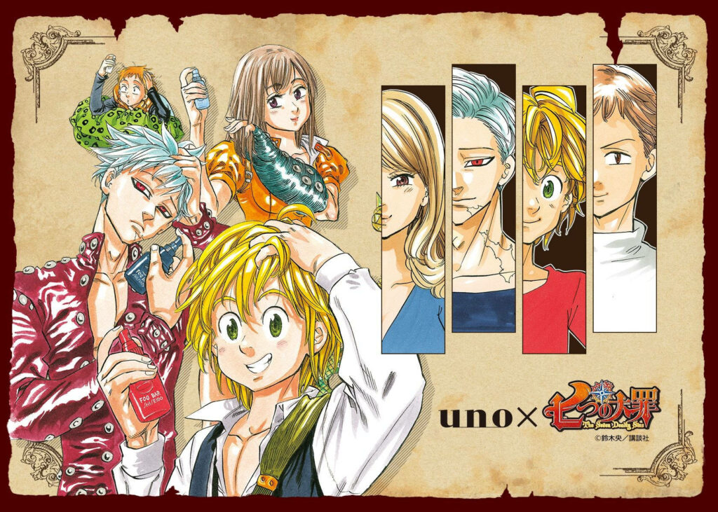 Sinfully Stylish: The Seven Deadly Sins Classic Art Wallpaper