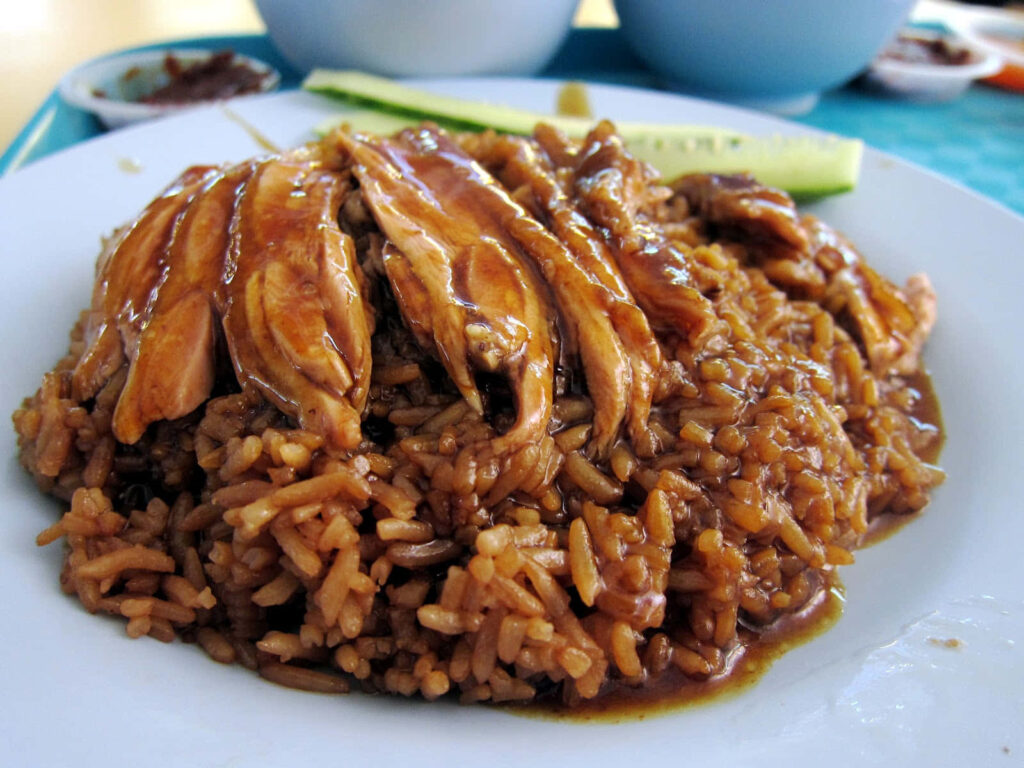 Delicious Singaporean Duck Rice from Cheok Kee: Flavorful Wallpaper