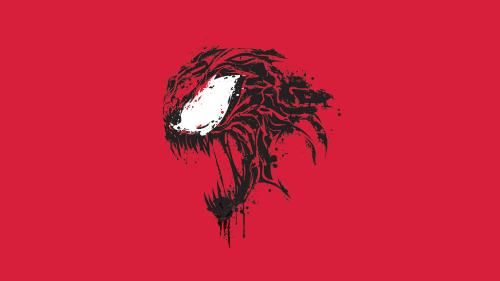 Carnage Unleashed: Fiery Red Marvel Madness! Wallpaper