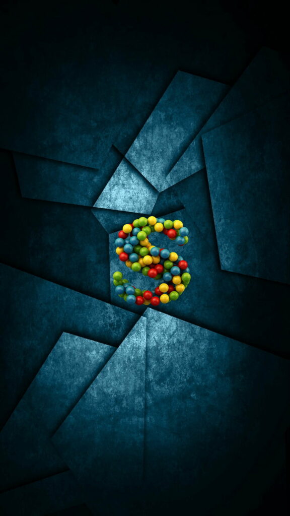Captivating S: HD Phone Wallpaper of an Alphabet S