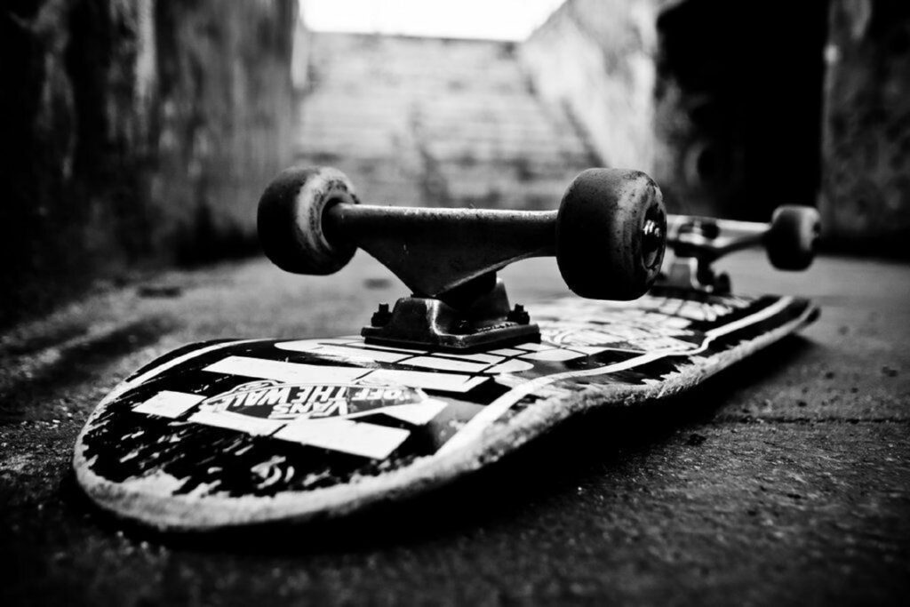 Unleashing the Power: The Fusion of Skateboarding, Esports, and Strength Wallpaper