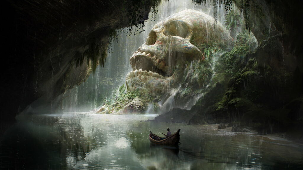 Skull Island Adventures: Ride with the Characters in this Thrilling Boating Game! Wallpaper