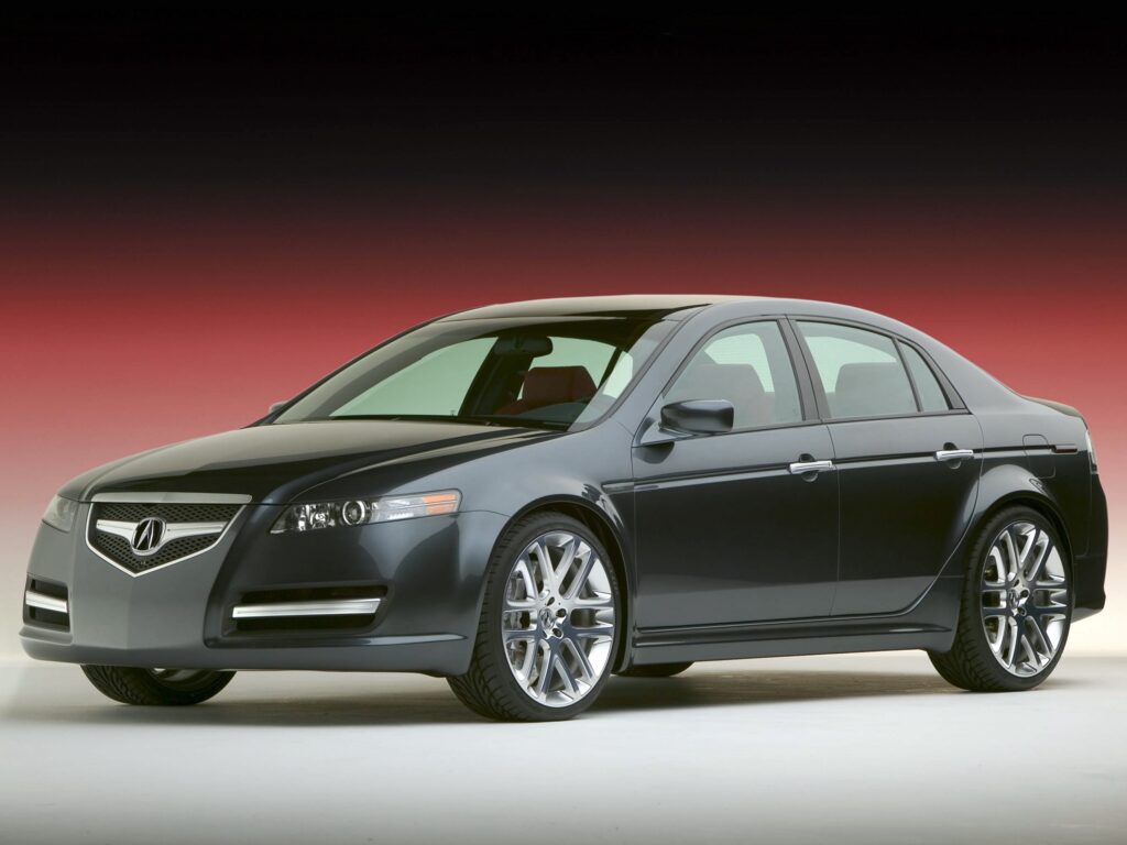 2003 Acura TL Concept Car Wallpaper - Sleek Blue Design