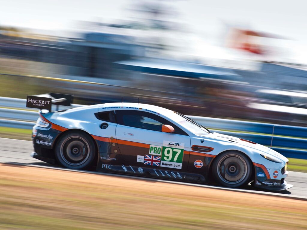Elegant 2012 Aston Martin V8 Vantage: Speed and Sophistication Wallpaper