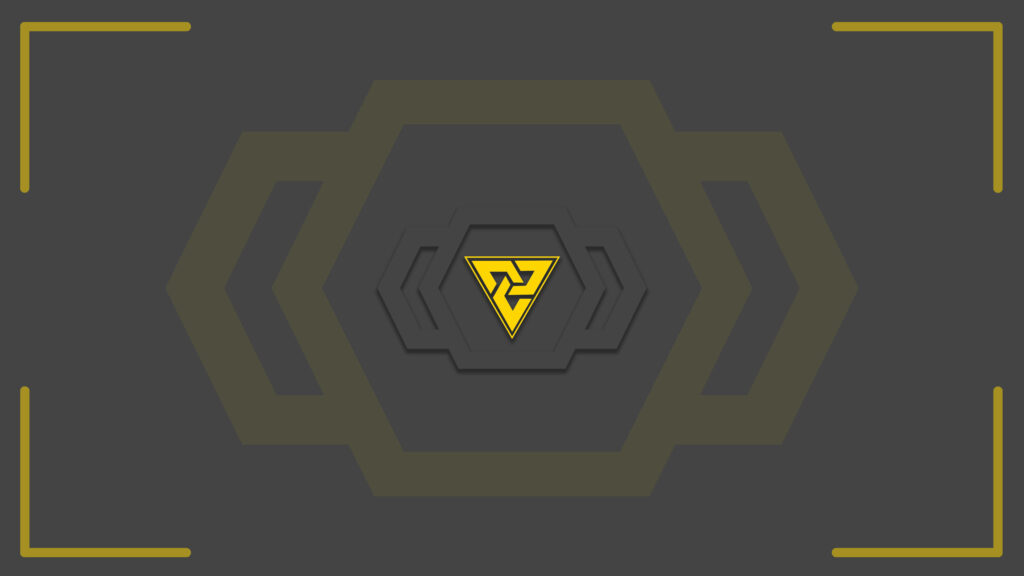 Stunning 4K Geometric Wallpaper: Yellow & Gray Triangular Design