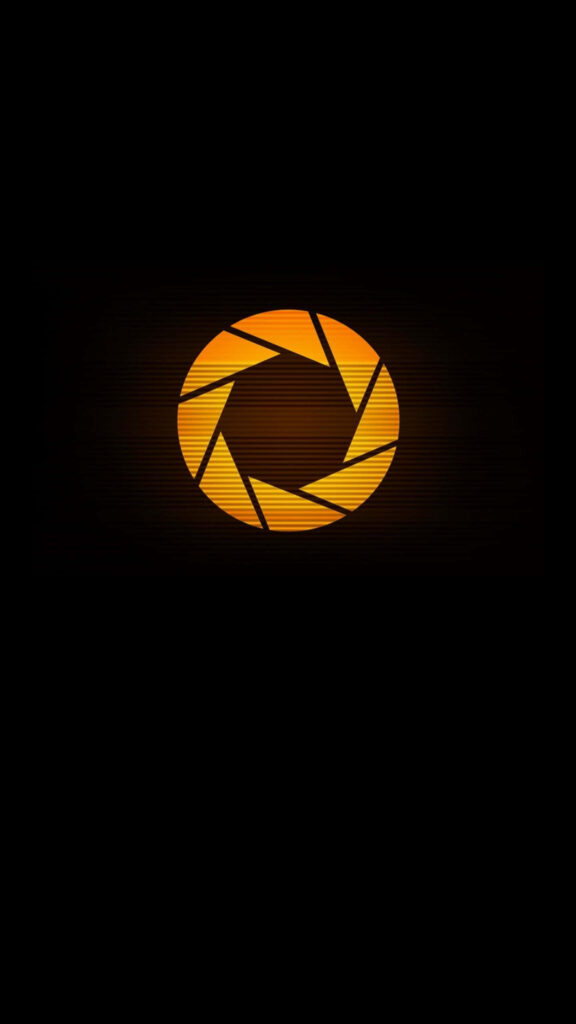 Sleek Aperture Science Logo Wallpaper - Portal 2 Background