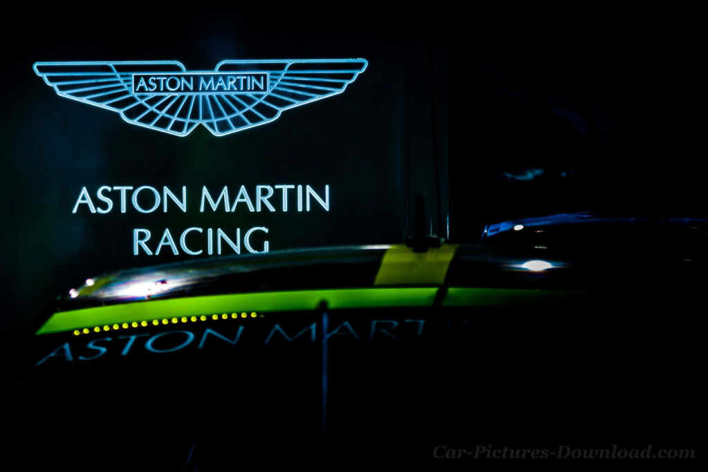 Aston Martin Racing Wallpaper: Sleek Logo & Luxury Race Car Design