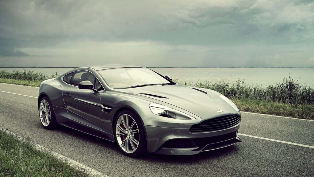 Aston Martin Vanquish Wallpaper: Elegance on the Open Road