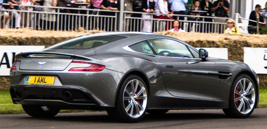 Sleek Aston Martin Vantage Wallpaper: Elegance & Performance Background