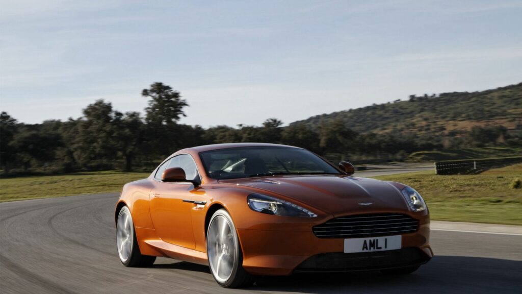 Aston Martin Virage Wallpaper: Elegant Design & Scenic Backdrop