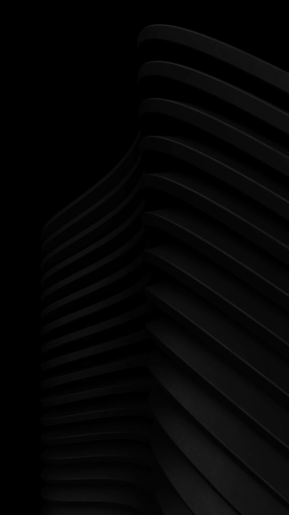 Sleek Black Abstract Wallpaper for a Modern Minimalist iPhone