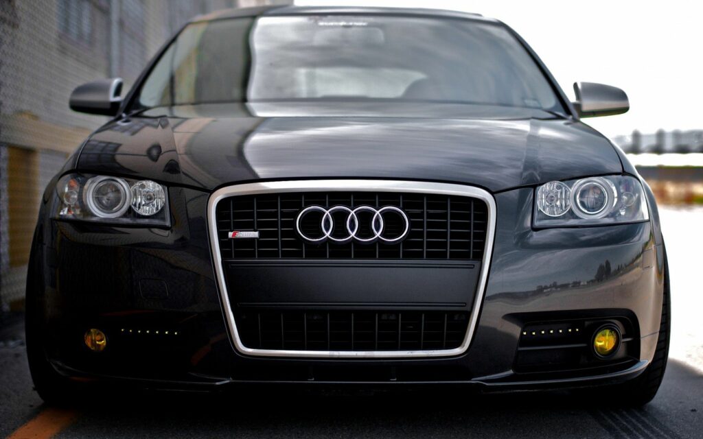 Sleek Black Audi S4 S Line Wallpaper - Sporty Design & Power