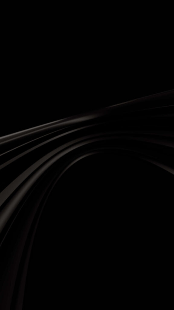 Sleek Black Gradient Abstract Wallpaper with Curved Lines - Modern Aesthetic