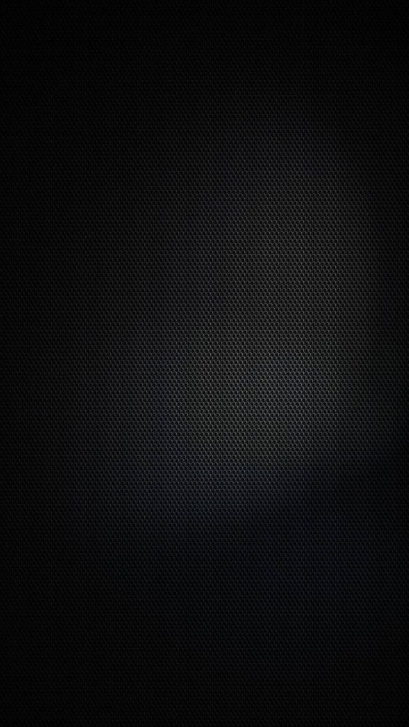Pure black mesh wallpaper with dark hexagonal grid and subtle lighting for OLED screens
