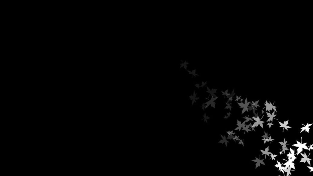 Sleek Black Starry Gradient Wallpaper - Minimalist Aesthetic