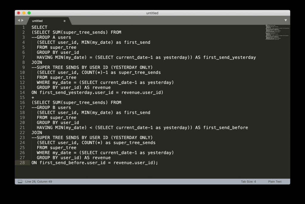 Professional Black & White Sublime Text Code Wallpaper Background