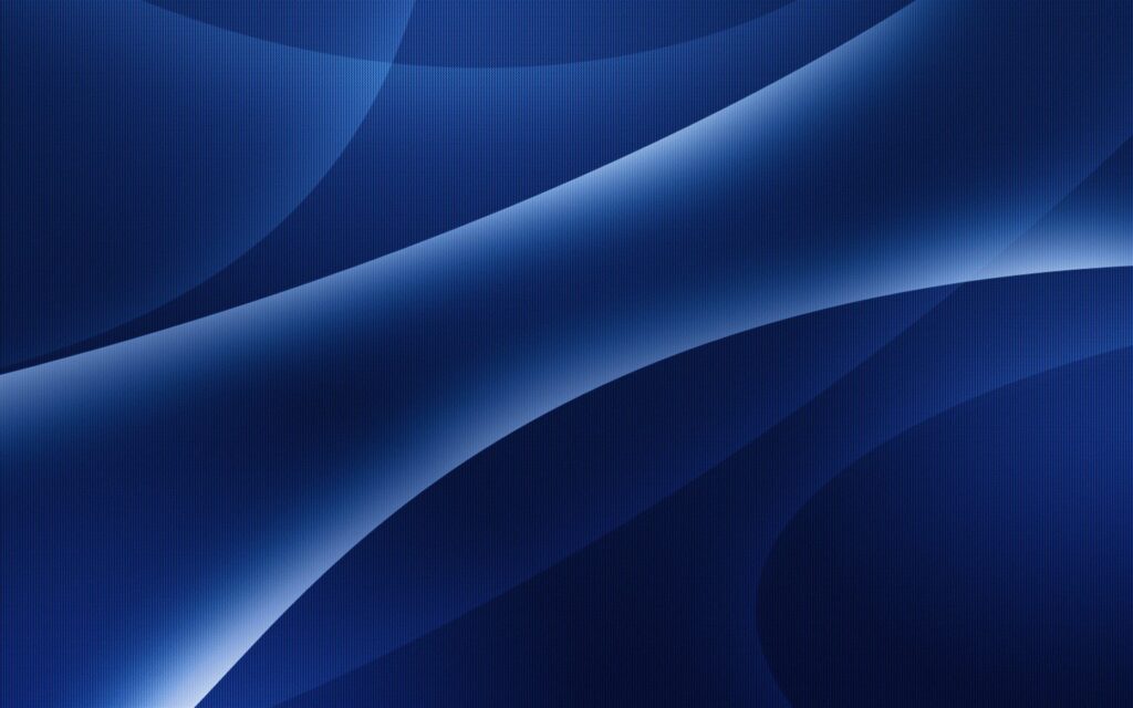 Calm Blue Curves: Modern Wallpaper Design for Any Device