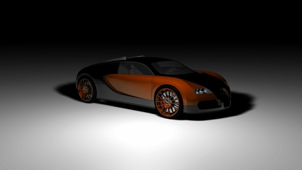 Stunning Bugatti Veyron Concept Car Wallpaper - High-Res 3840x2160