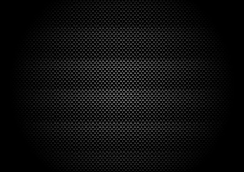 High-definition carbon fiber wallpaper with woven texture and dramatic center-light gradient background