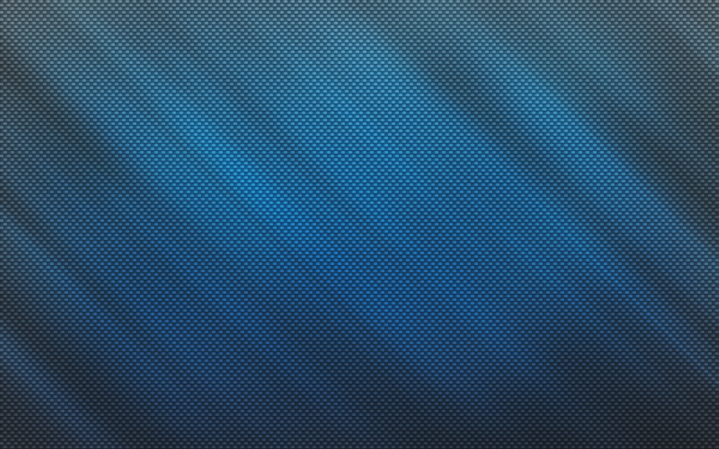 Carbon fiber wallpaper with detailed weave pattern and vibrant blue spotlight for sleek tech look