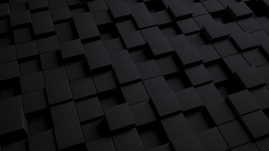 Dark Cubic Pattern Wallpaper: Textured Geometric Design Background