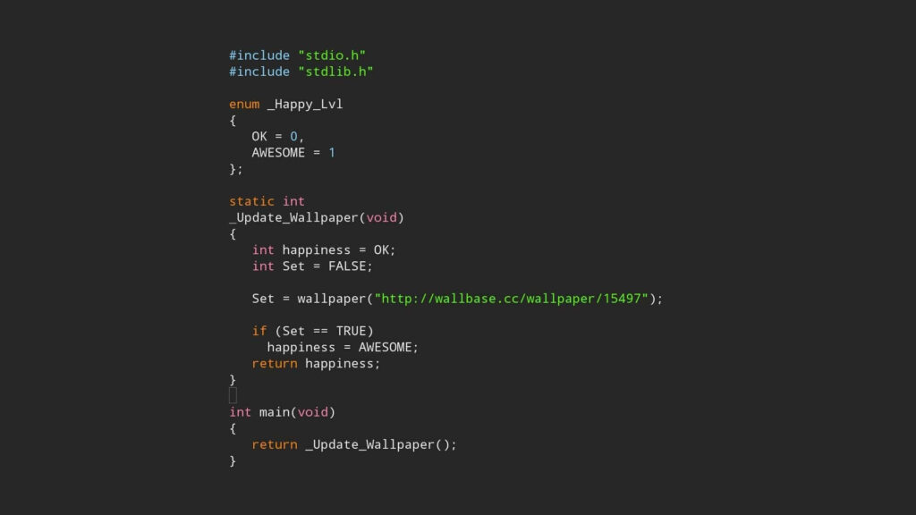 Dark Themed Software Engineering Code Wallpaper with Color-Coded Syntax