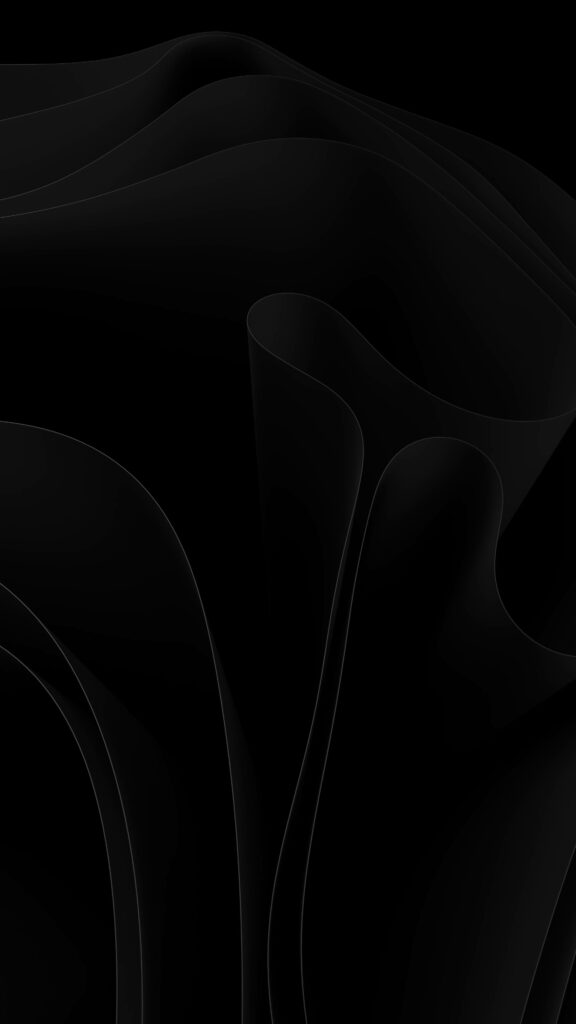 Sleek Fabric-Inspired Wallpaper: Elegant Minimalist Black Background