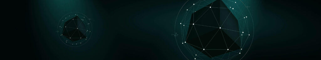 Modern Geometric Wallpaper: Dark Polygonal Design for Triple Screens