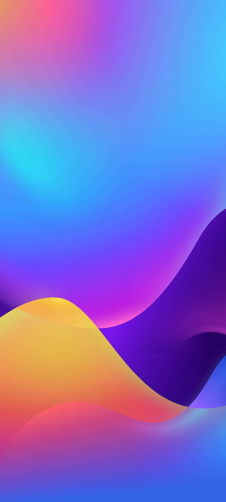 Stylish Gradient Wallpaper for Realme 7 Pro: Vibrant Abstract Design
