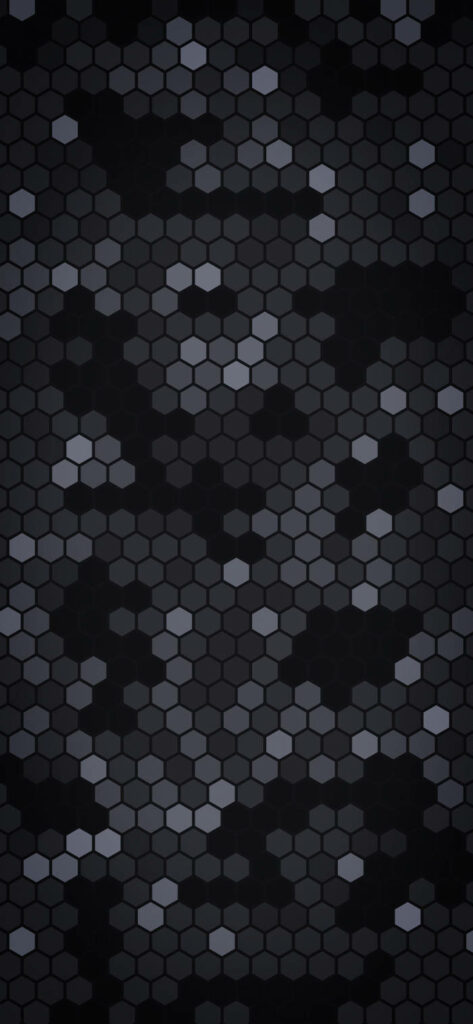 Modern Hexagonal Black & Gray Wallpaper for iPhone Background