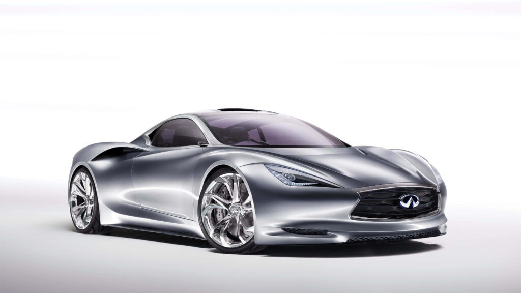 Futuristic Infiniti Emerg-e Wallpaper: Luxury Design & Aerodynamics