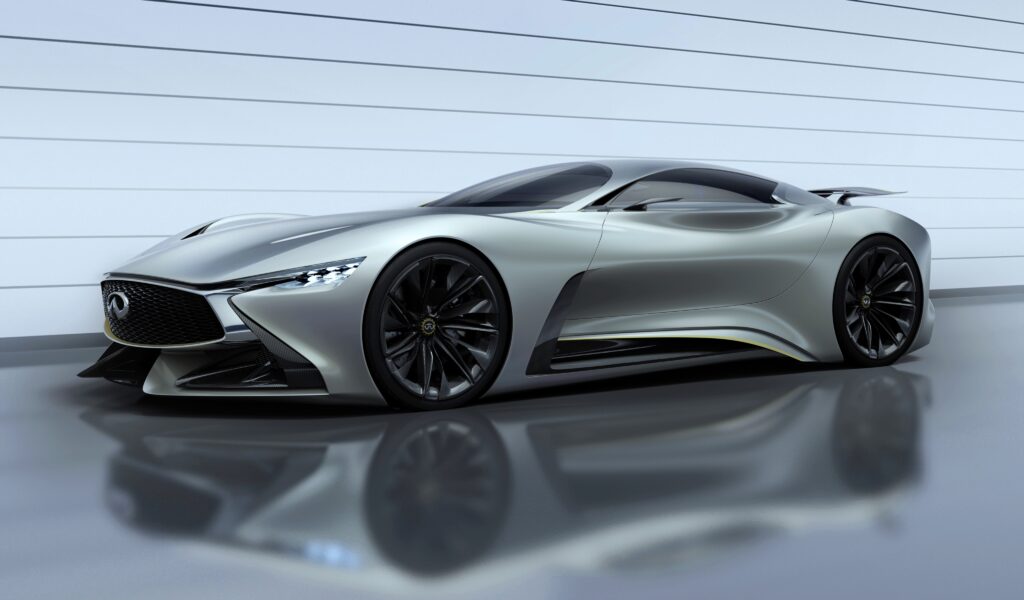 Futuristic Infiniti Vision Gran Turismo Wallpaper: Luxury & Innovation