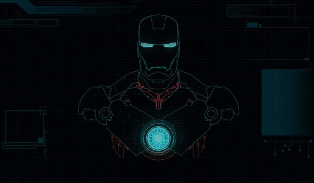 Sleek Iron Man Arc Reactor Wallpaper: Futuristic Tech Design