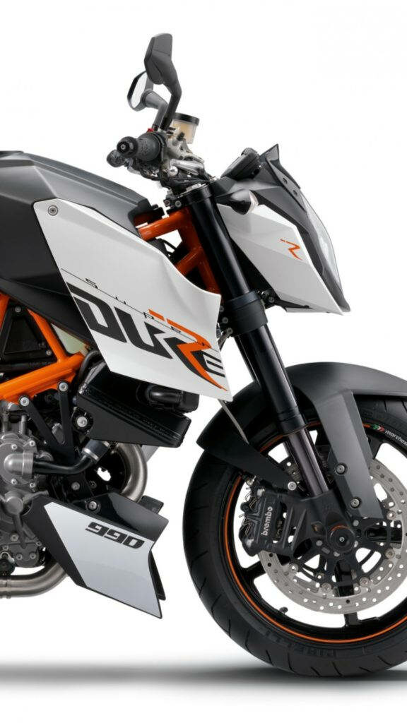 KTM Duke 950 Wallpaper: Sleek Design & Bold Orange Accents