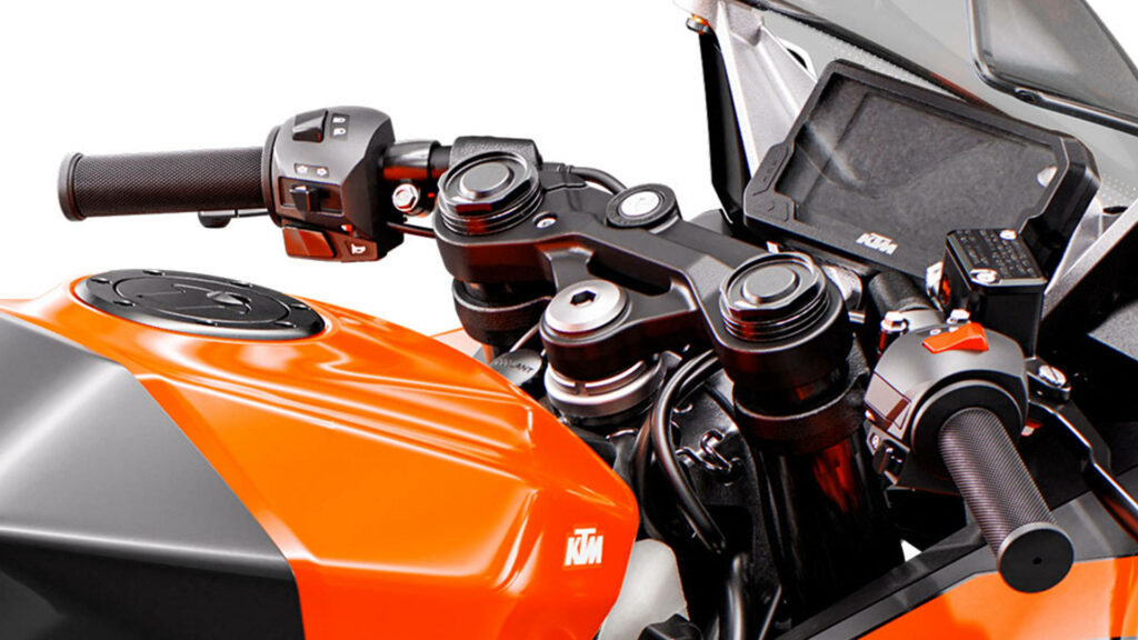 Modern KTM RC 200 Dashboard Wallpaper: Sporty Design & Colors