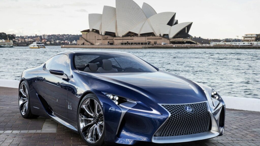 Stunning Lexus LF-LC by Sydney Opera House - Modern Design Wallpaper