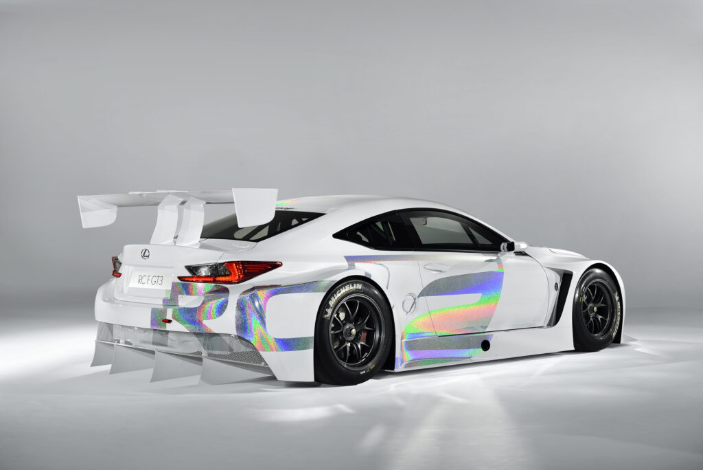Sleek Lexus RC F GT3 Wallpaper: Aerodynamic Design & Bold Features