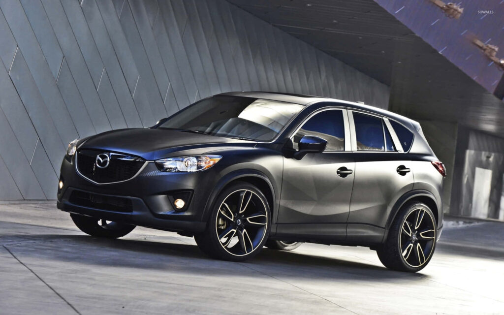 Stylish Mazda CX-5 Urban Wallpaper: Modern Design & Smooth Curves