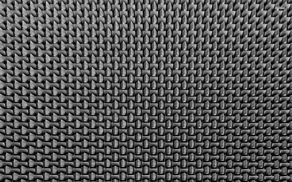 Modern Metal Texture Wallpaper: Intricate Grid Pattern for Industry Aesthetic