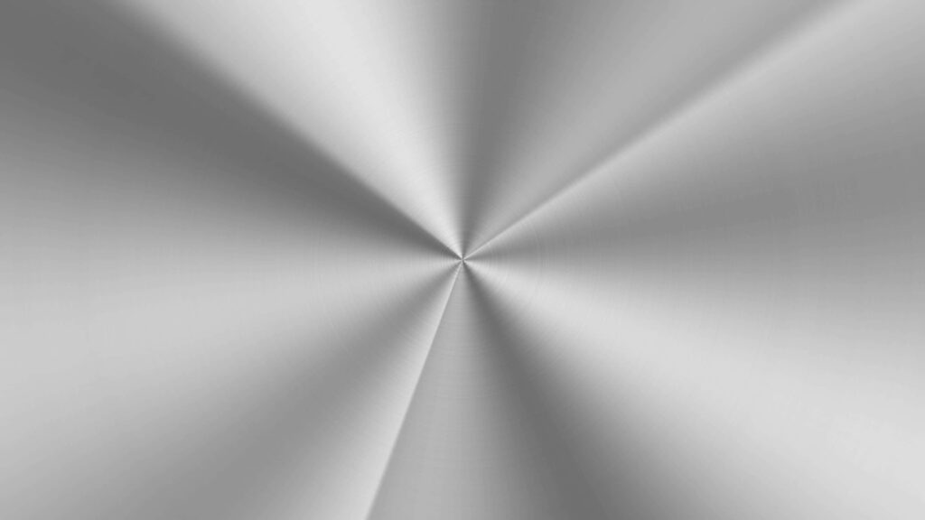 Modern Silver Wallpaper: Symmetrical Radial Design with Pointed Shapes