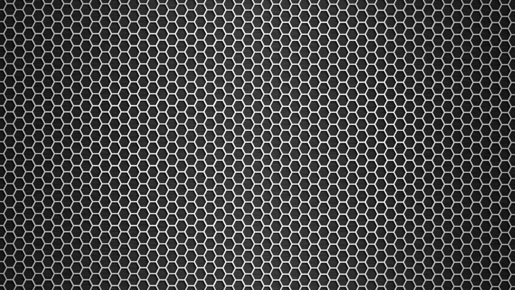 Sleek Metallic Hexagonal Wallpaper Background for Modern Industrial Style