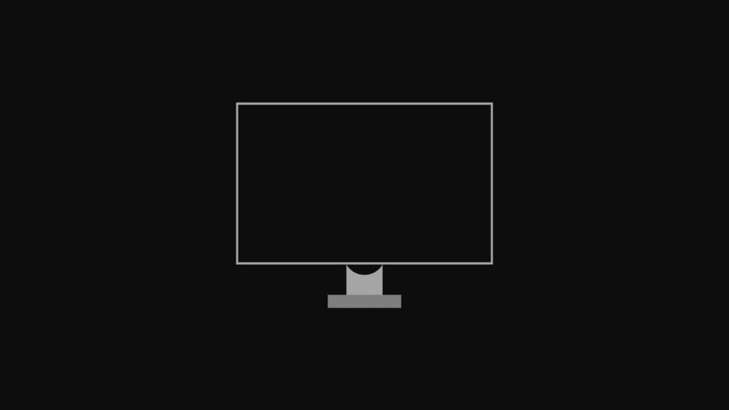 Sleek Minimalist Monitor Wallpaper - Professional Black Background
