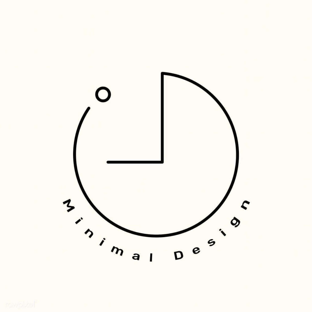 Sleek Minimalist Wallpaper with Geometric Logo Design