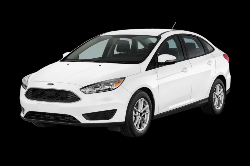 Sleek modern Ford Focus wallpaper highlighting dynamic design and contemporary automotive style