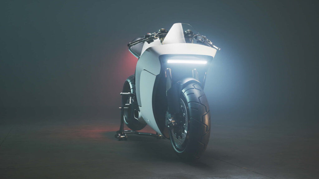 Modern Motorcycle Wallpaper: Power & Adventure in a Dark Setting