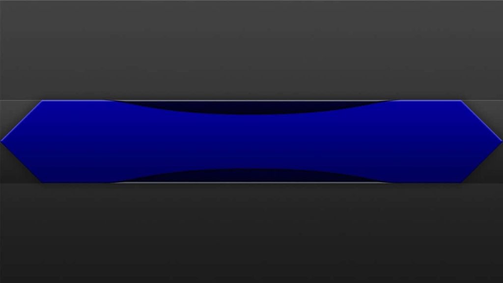 Glossy navy blue hexagonal centerpiece on dark grey gradient YouTube banner background modern tech Wallpaper